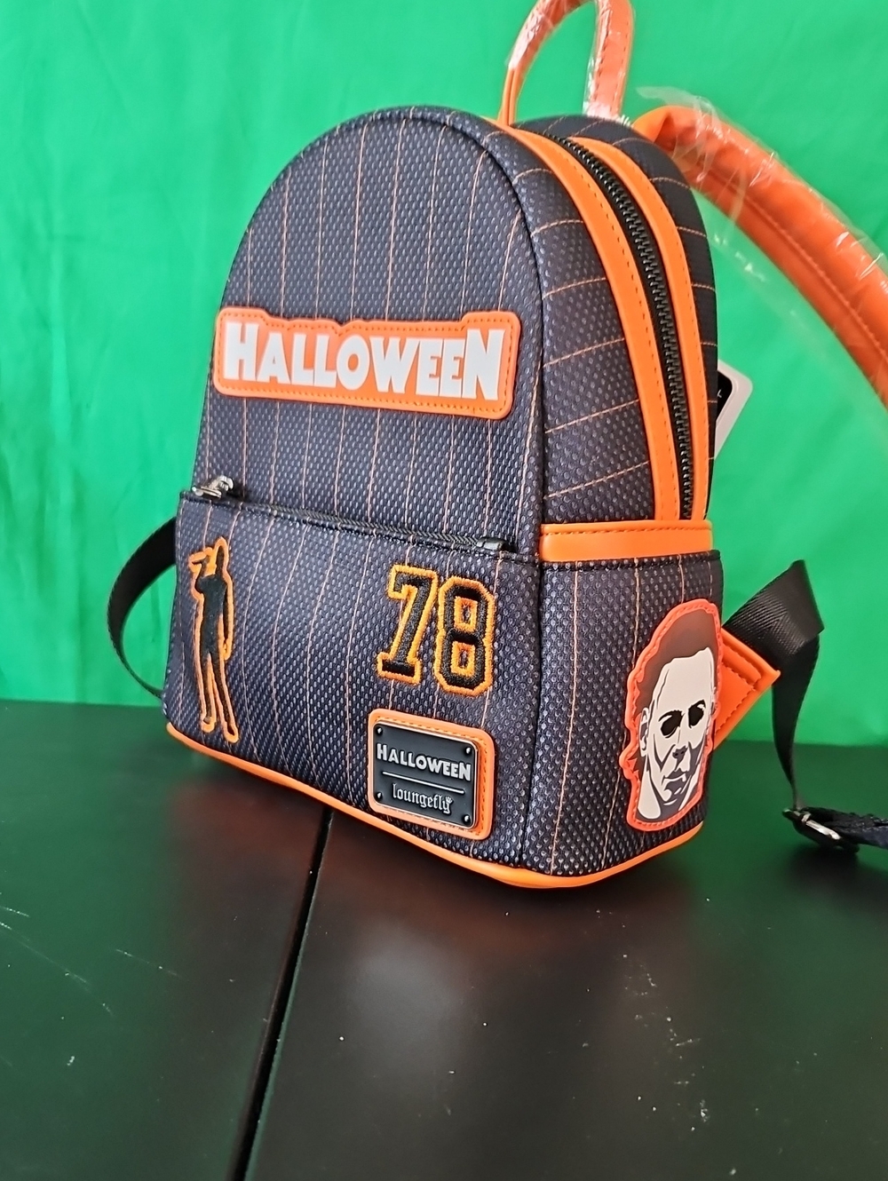 Loungefly Black & Orange Halloween Mini Backpack